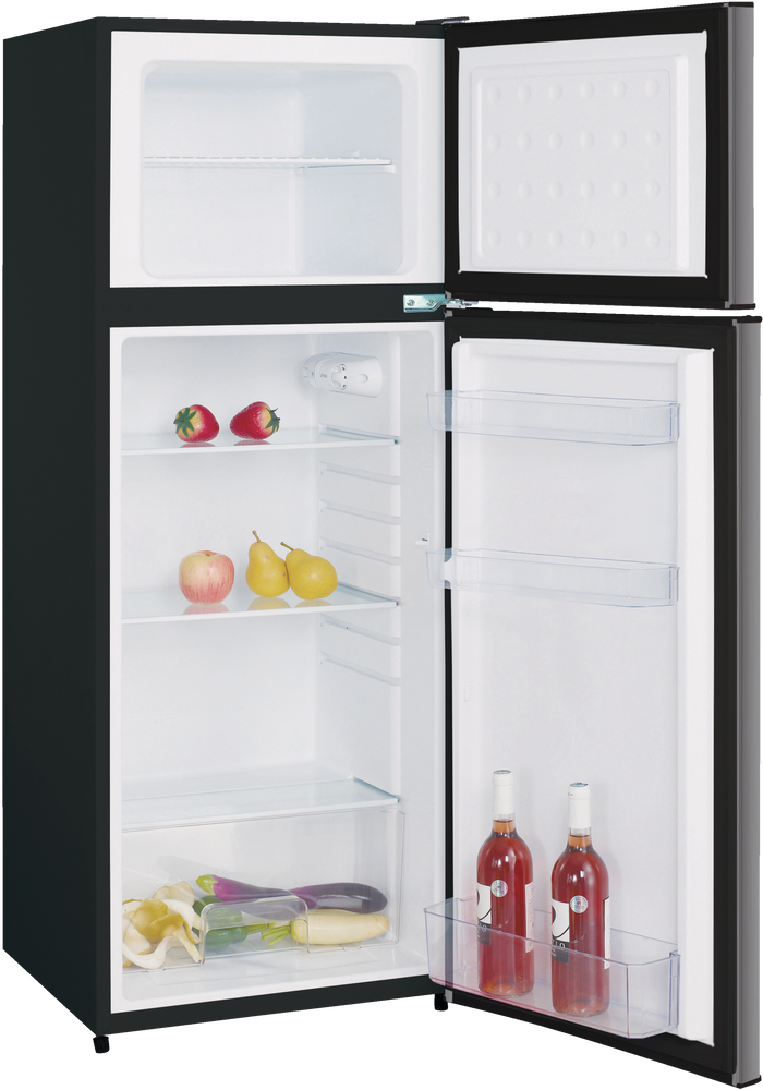 Réfrigérateur RCA avec dégivrage manuel, thermostat réglable et porte