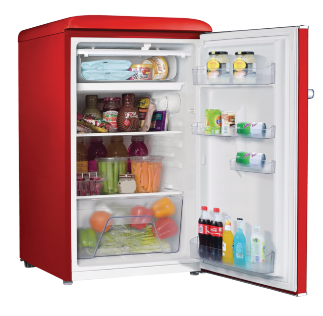 Galanz Compact Mini Refrigerator with Adjustable Thermostat, 3.5cu.ft. Red Canadian Tire