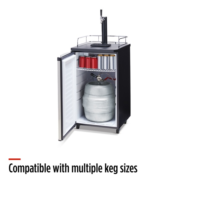MASTER Chef Kegerator Beer Refrigerator with Mechanical Thermostat, 4.9