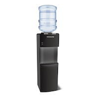 Frigidaire Top Load Hot & Cold Water Cooler/Dispenser, Black Front_Three_Fourths_Angled_Right