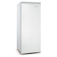 Hamilton Beach Upright Freezer with Manual Defrost, 10 Cu-Ft, White Front_Three_Fourths_Angled_Right
