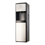 Frigidaire Bottom Load Hot & Cold Water Dispenser, Black/Stainless Steel Front_Angled_Left