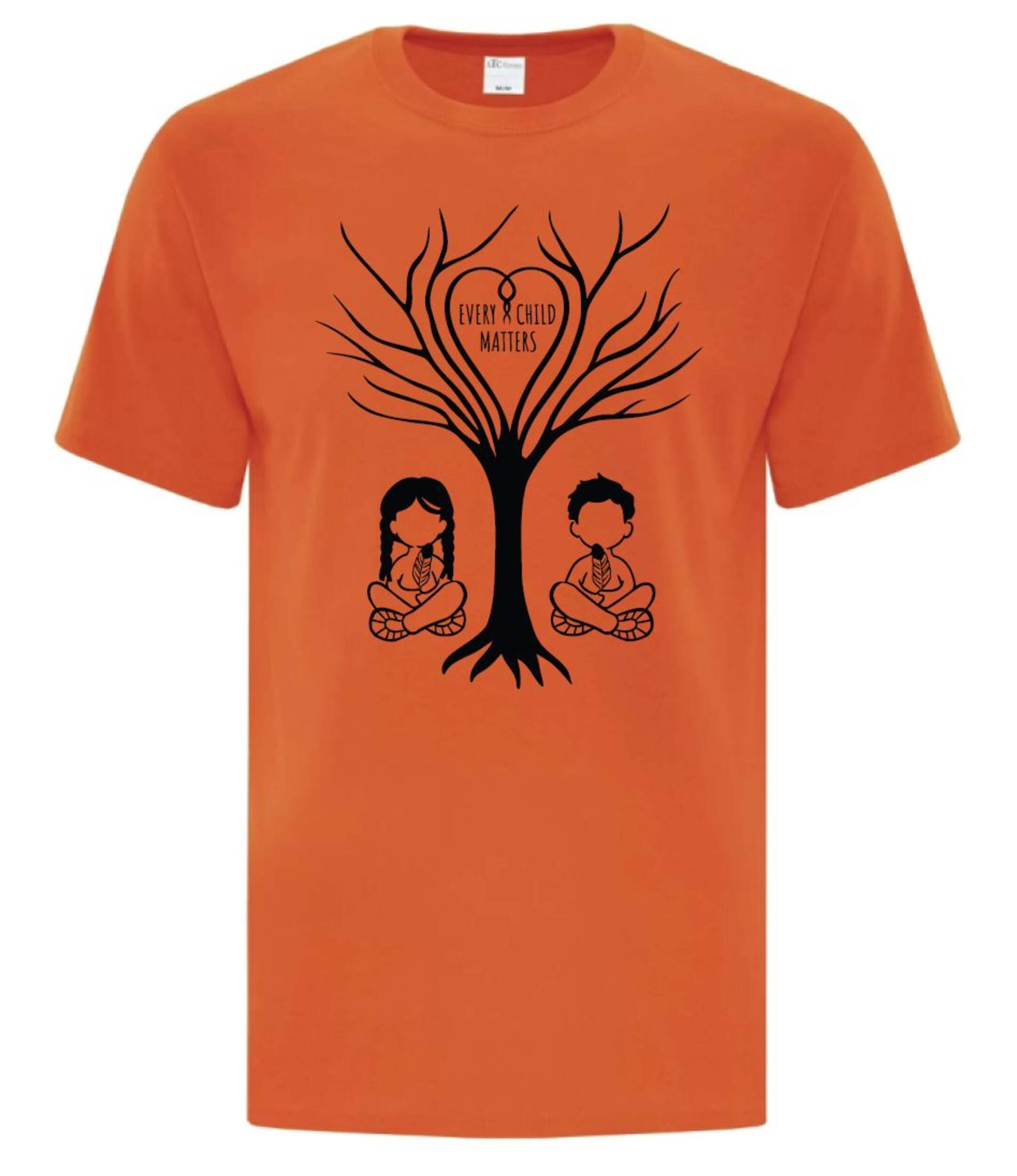Orange Shirt Society: Every Child Matters T-Shirt, English, Small Front_Flat