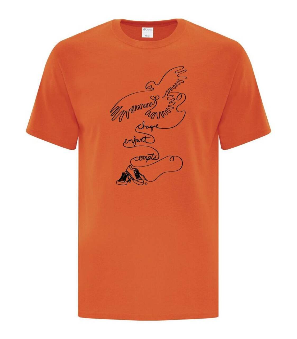 Orange Shirt Society: Every Child Matters T-Shirt, French, Medium