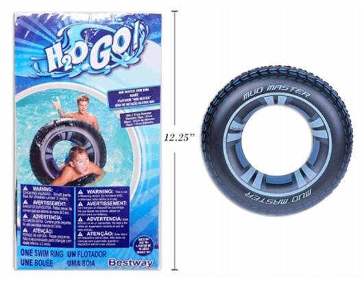 SPLASH-N-SWIM MUD MASTER Tire Pool Swim Ring for sale online 