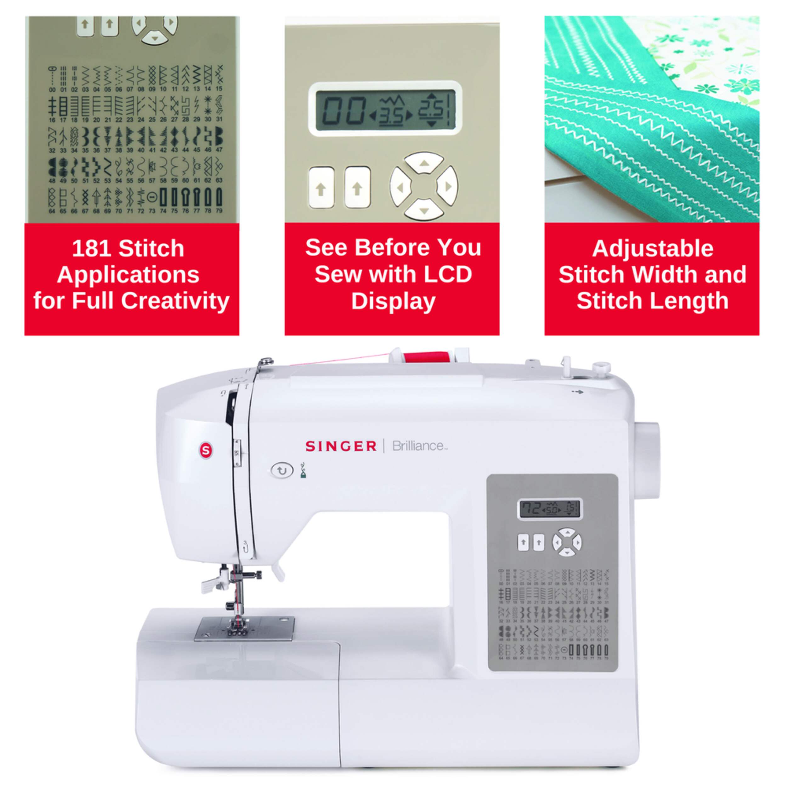 Singer 6180 Brilliance Computerized Sewing Machine Canadian Tire