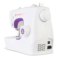 Singer M3500 Sewing Machine with 32 Stitches and Auto Buttonhole, Accessories & Dust Cover Included Front_Angled_Left