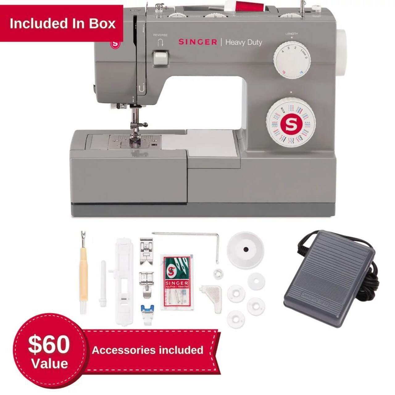  SINGER  4423 Heavy Duty Sewing Machine With Included
