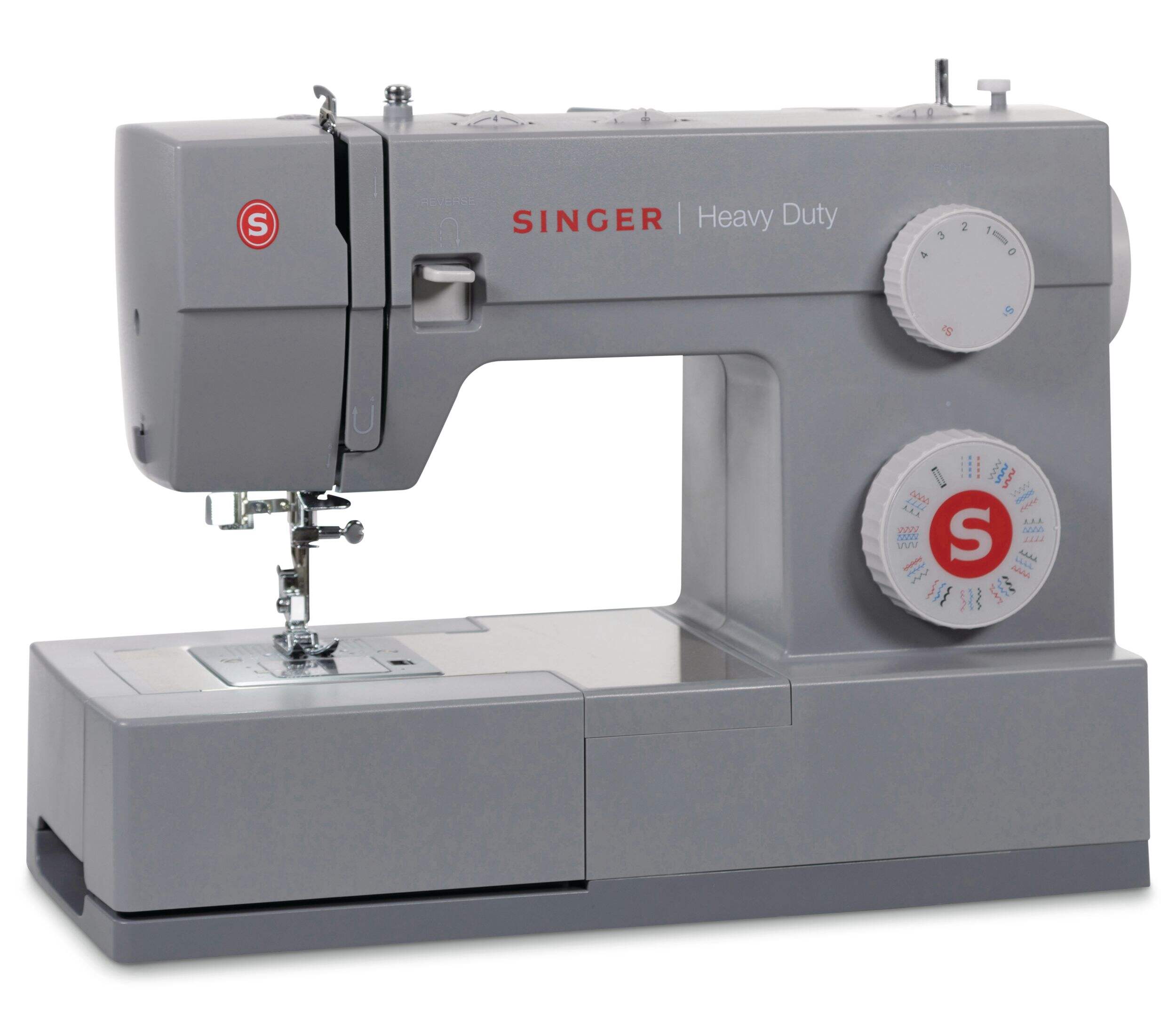 Singer 4432 Heavy Duty Sewing Machine with 32 Stitches and Auto Buttonhole, Accessories & Dust Cover Included Front_Three_Fourths_Angled_Right