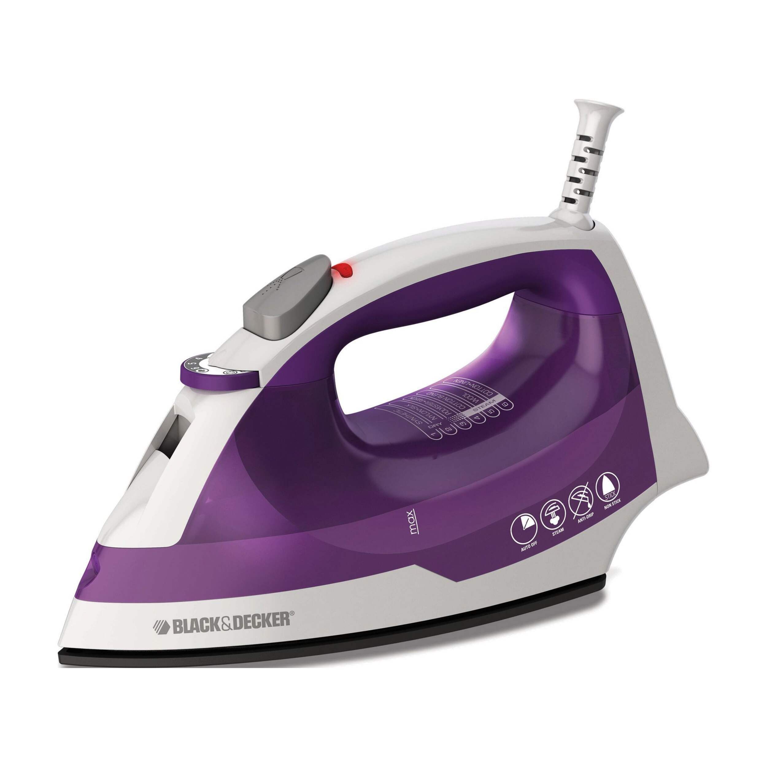 Black & Decker Light N' Easy Iron Front_Angled_Left