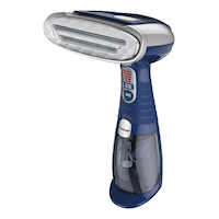 Conair Temperature Control Handheld Fabric Steamer Front_Three_Fourths_Angled_Left