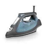 Hamilton Beach 1700W Durathon Digital Iron with Non-Stick Soleplate and Auto Shutoff, Grey Front_Three_Fourths_Angled_Left
