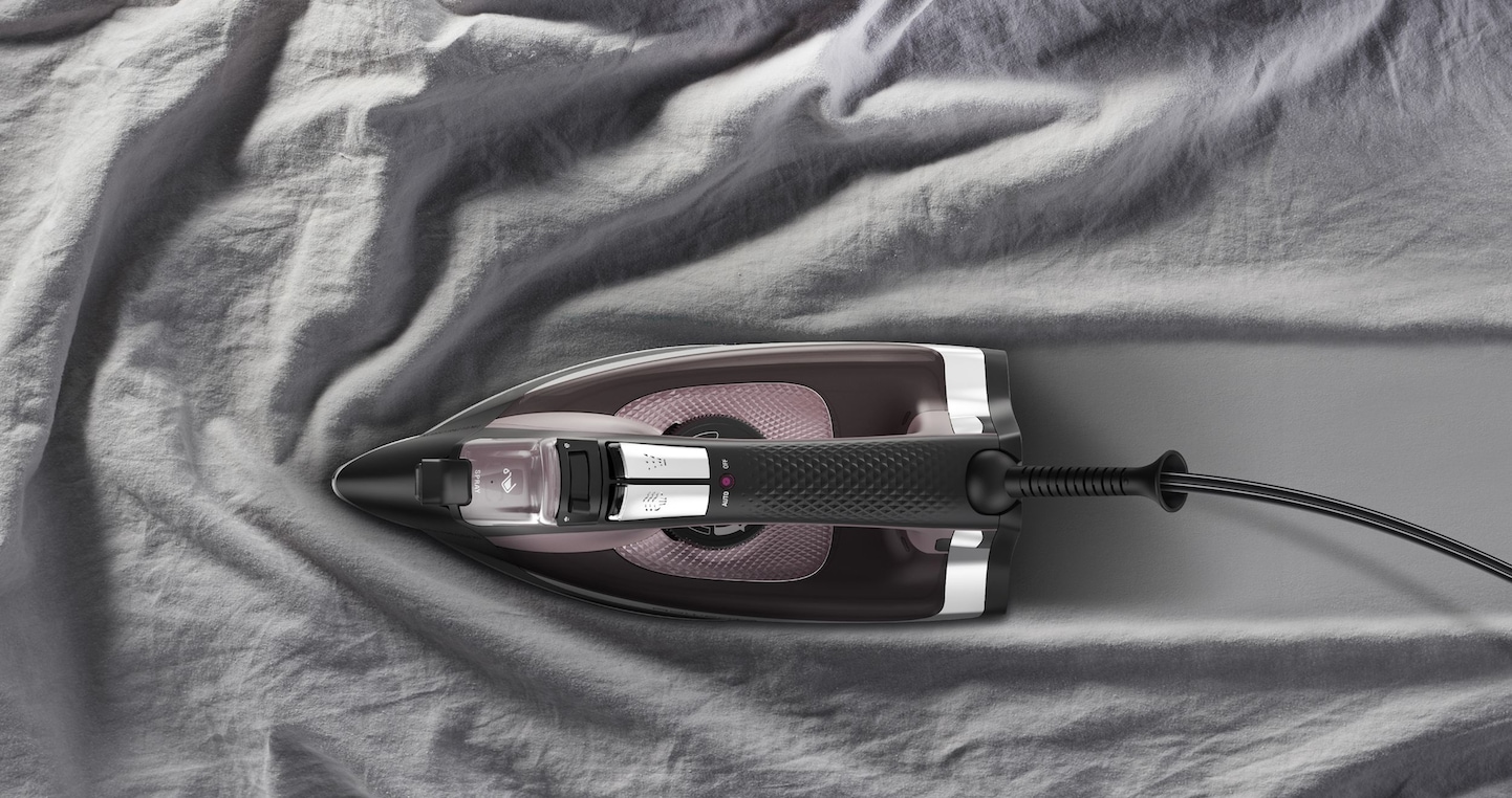 Rowenta 1700W Compact Steam Iron with Stainless Steel Soleplate and