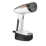 Rowenta 1150W Folding Handheld Clothes Steamer, 9 Minutes of Continuous Steam, 15 Second Heat Up Front_Three_Fourths_Angled_Right