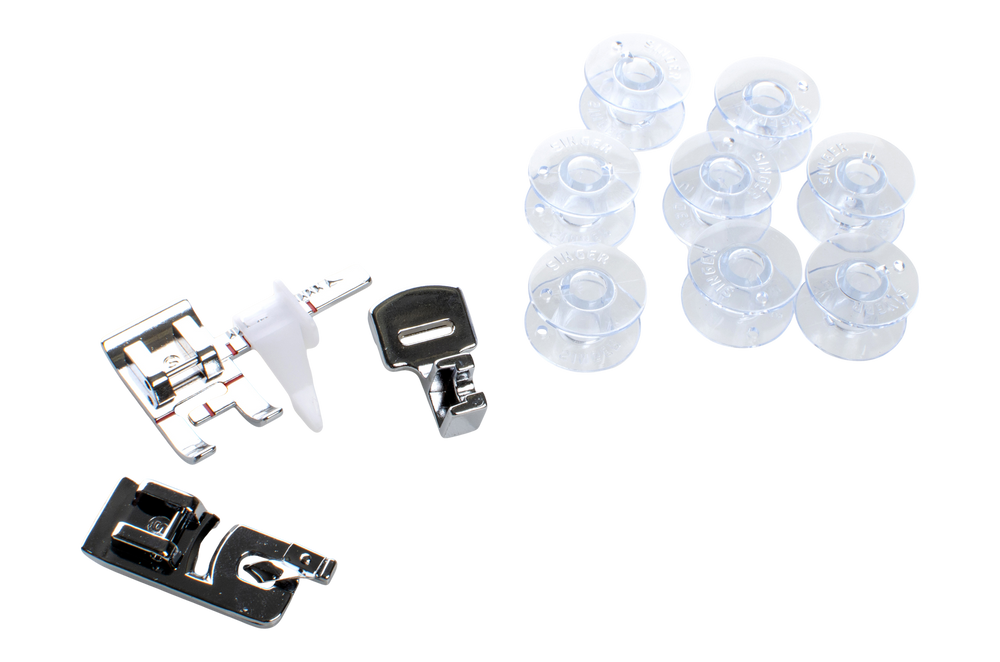 Singer Accessory Kit with 3 Sewing Feet and 8 Bobbins Canadian Tire