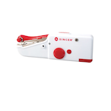 Singer Handheld Mending/Sewing Machine, Accessories Included Front_Angled_Left