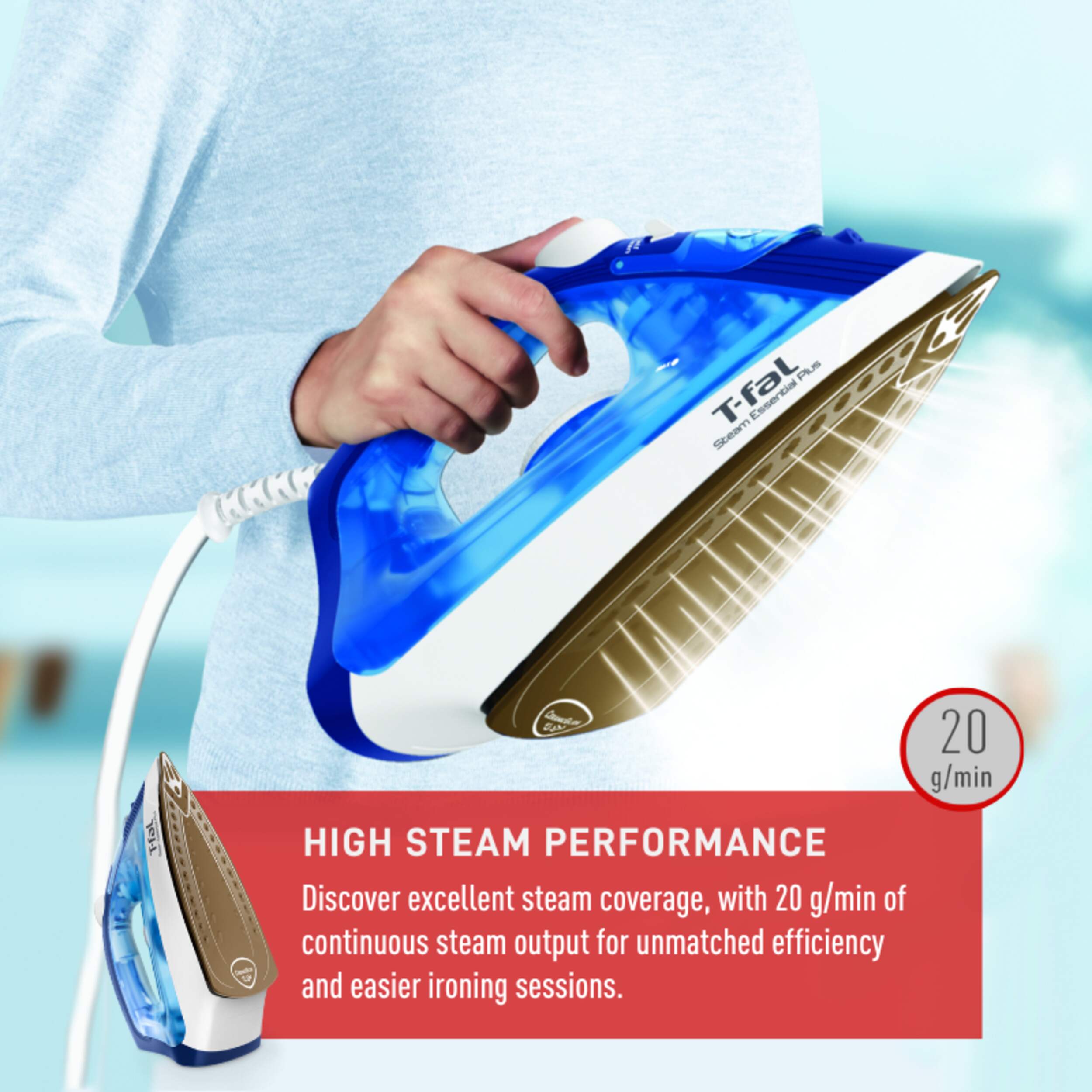 Tfal Steam 1200W Essentials Plus Iron Canadian Tire