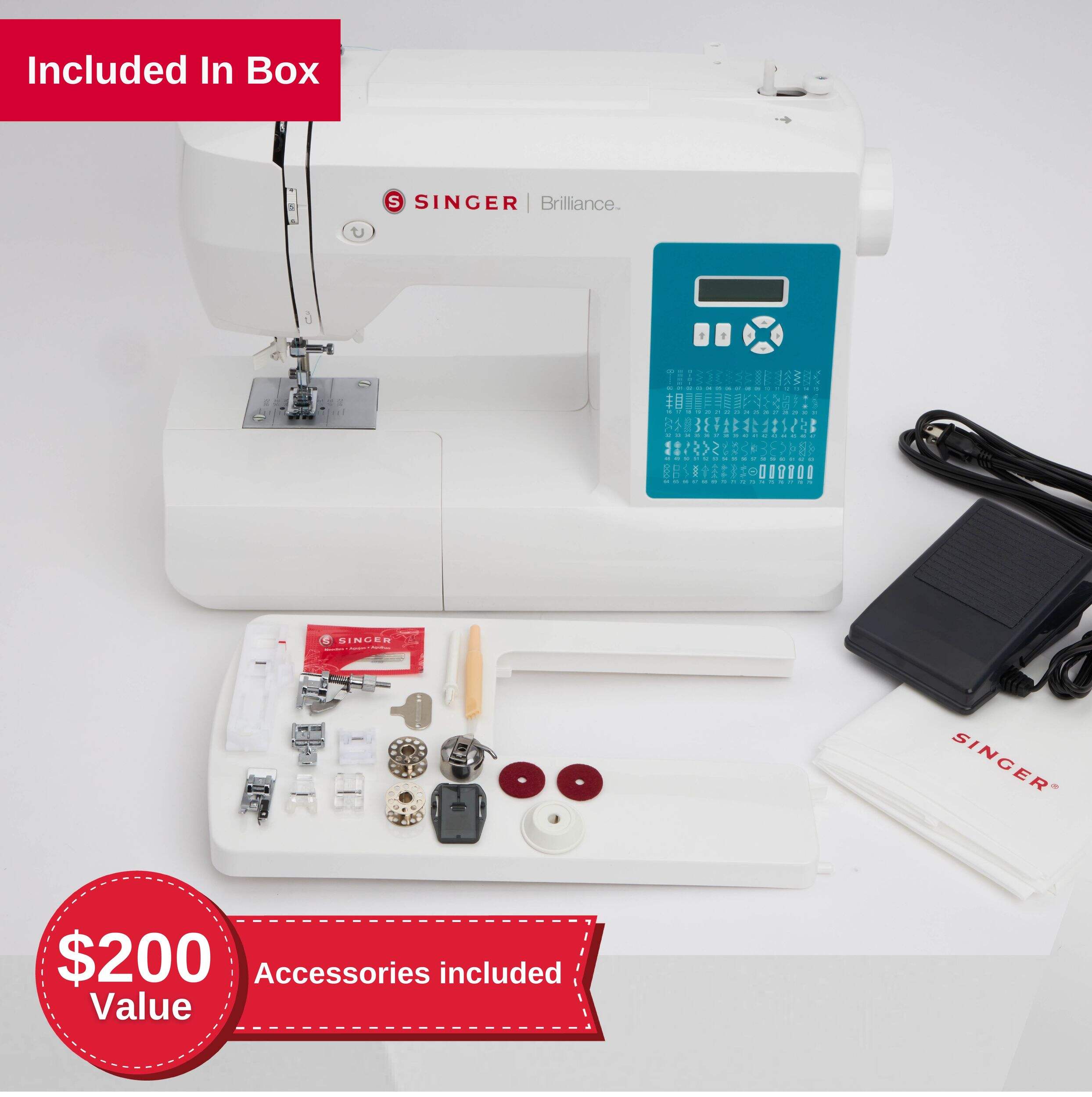 Singer 6180 Brilliance Plus Computerized Sewing Machine Canadian Tire 2152