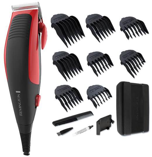 Remington HC1080CDN Haircutting Kit with Trimmer/Clipper, Guide Combs