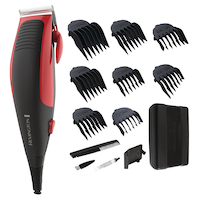 Remington HC1080CDN Haircutting Kit with Trimmer/Clipper, Guide Combs & Scissors, 16-pc Composite_or_Mixed