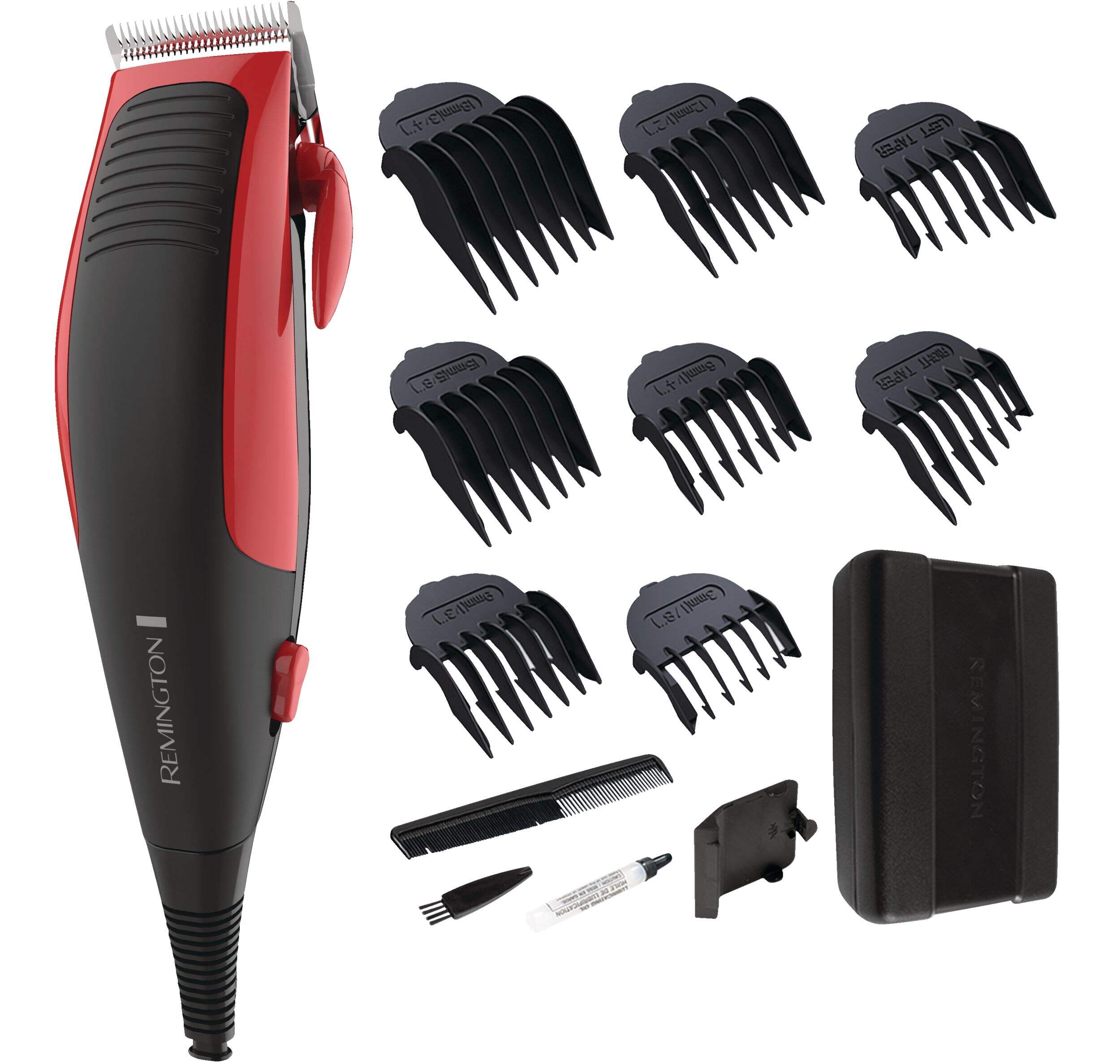 Remington HC1080CDN Haircutting Kit with Trimmer/Clipper, Guide Combs & Scissors, 16-pc Composite_or_Mixed