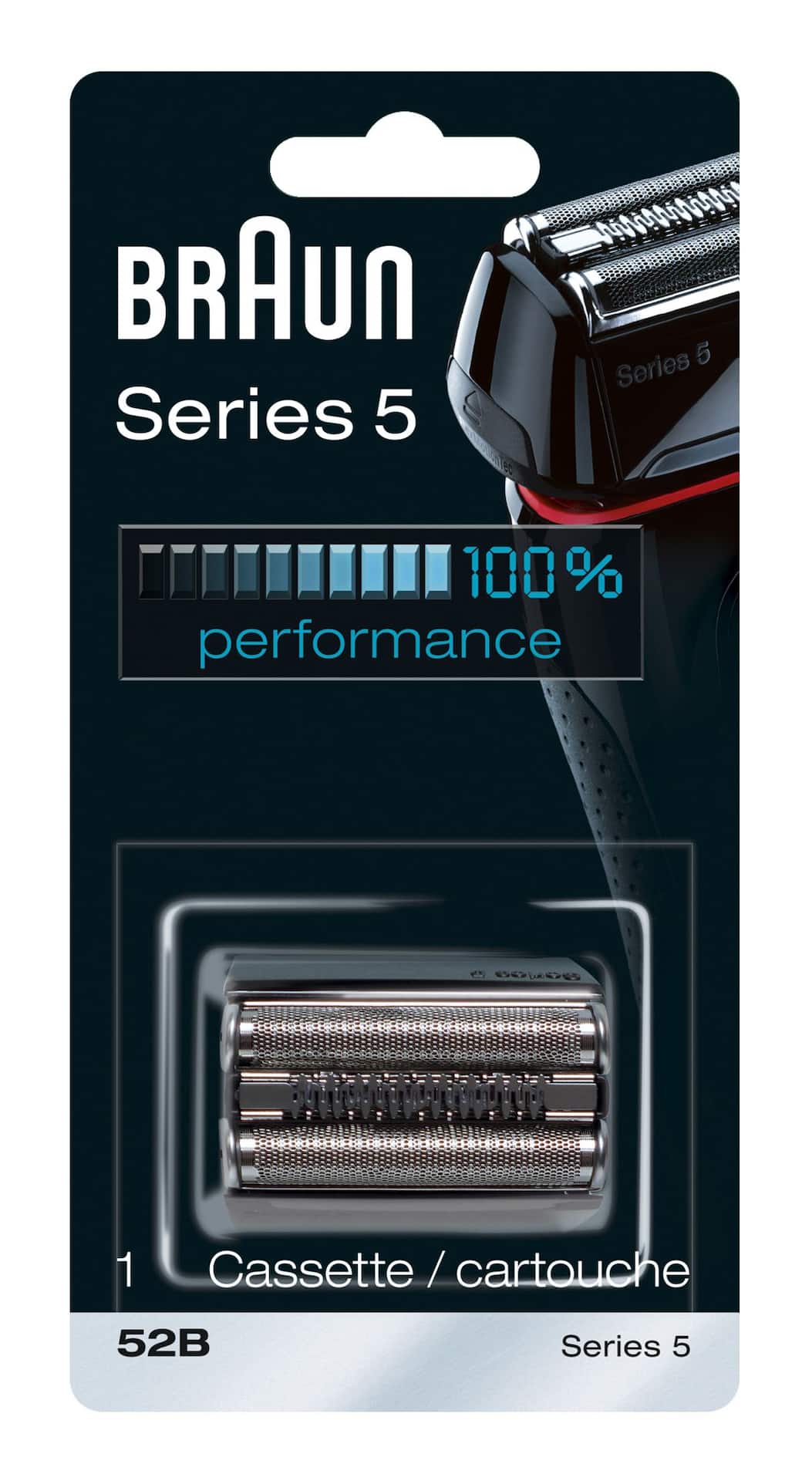 Braun Series 5: 52B Foil & Cutter Replacement Head Cassette For Electric  Razor/Shaver, 1-pk
