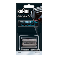 Braun Series 5: 52B Foil & Cutter Replacement Head Cassette For Electric Razor/Shaver, 1-pk Front_Flat