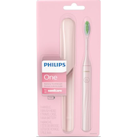 Philips One by Sonicare Battery Toothbrush with Travel Case, Assorted Colours Front_Flat