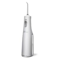 Waterpik Cordless Battery Operated Express Water Flosser for Travel Front_Angled_Left