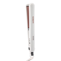 Conair Double Ceramic Flat Iron Hair Straightener, 1-in Front_Angled_Left