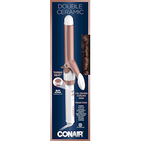 Conair Double Ceramic High Heat Curling Iron, 1-in Front_Angled_Right