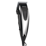 Trousse de coiffure de luxe Wahl Chrome Pro avec tondeuse, peignes-guides et ciseaux, paq. 22 Front_Angled_Right