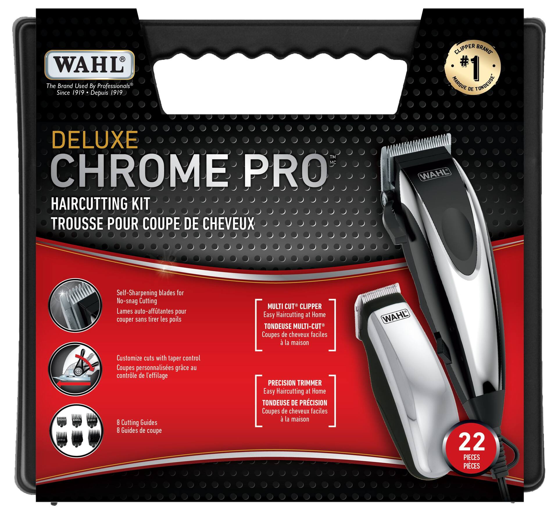 Wahl Deluxe Chrome Pro Haircutting Kit With Trimmer Clipper Guide   Wahl 22 Piece Chrome Pro Haircut Kit With Trimmer Af34d798 B980 46af 94e4 1f8d7c2514a5 Jpgrendition 