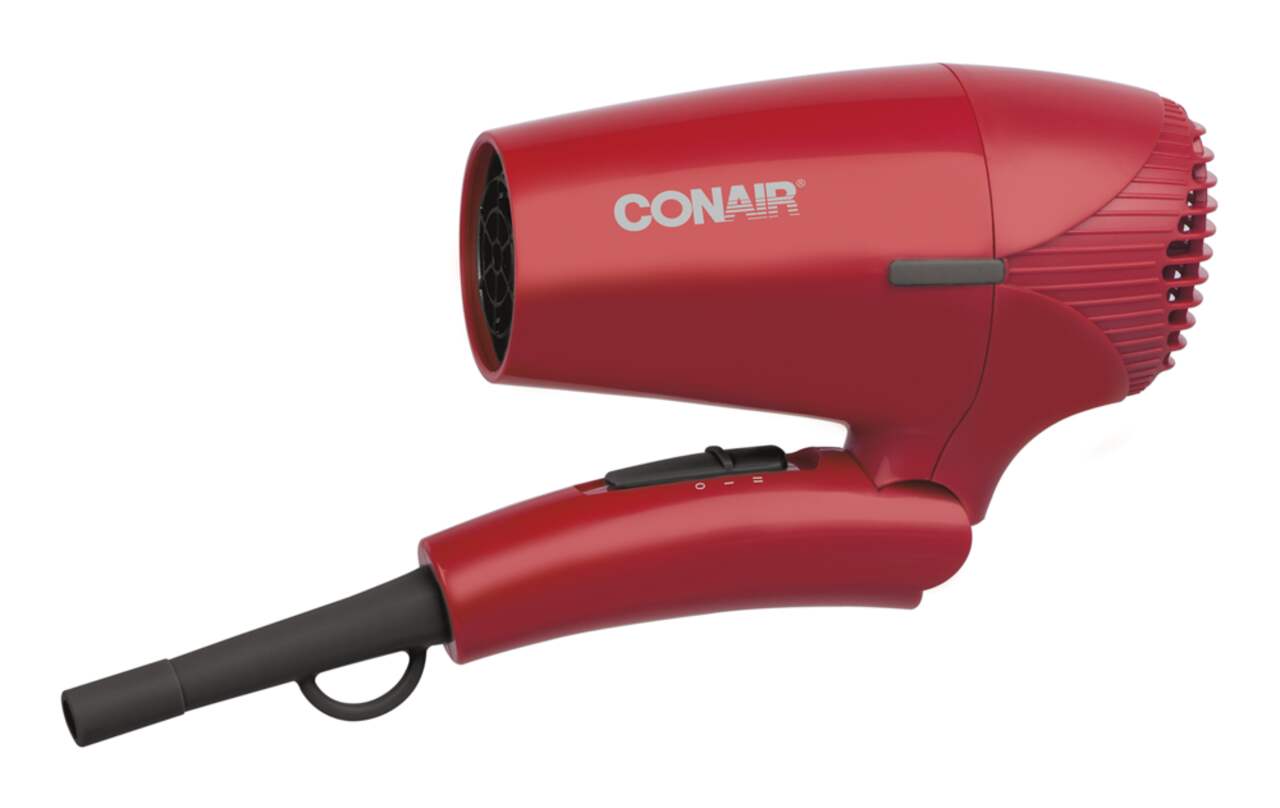 Conair 1600W Travel-Size Compact Folding 2-Speed Hair Dryer with