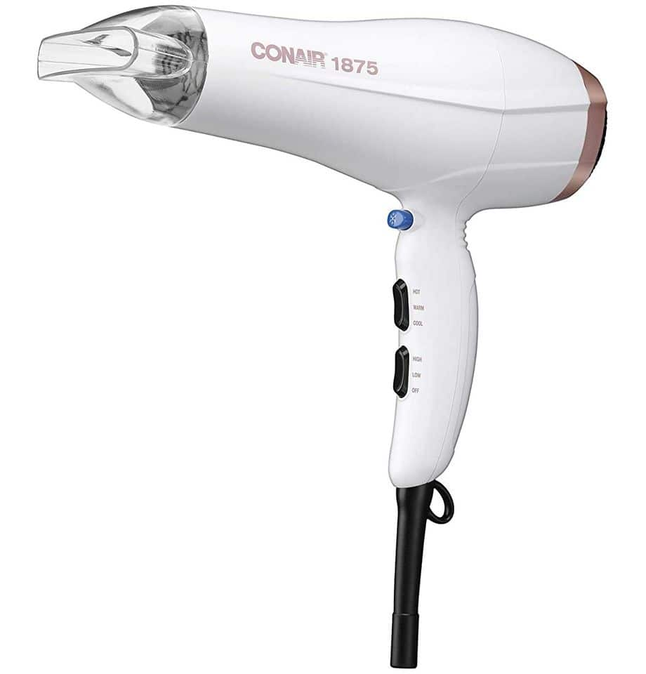 Low wattage deals hair dryer