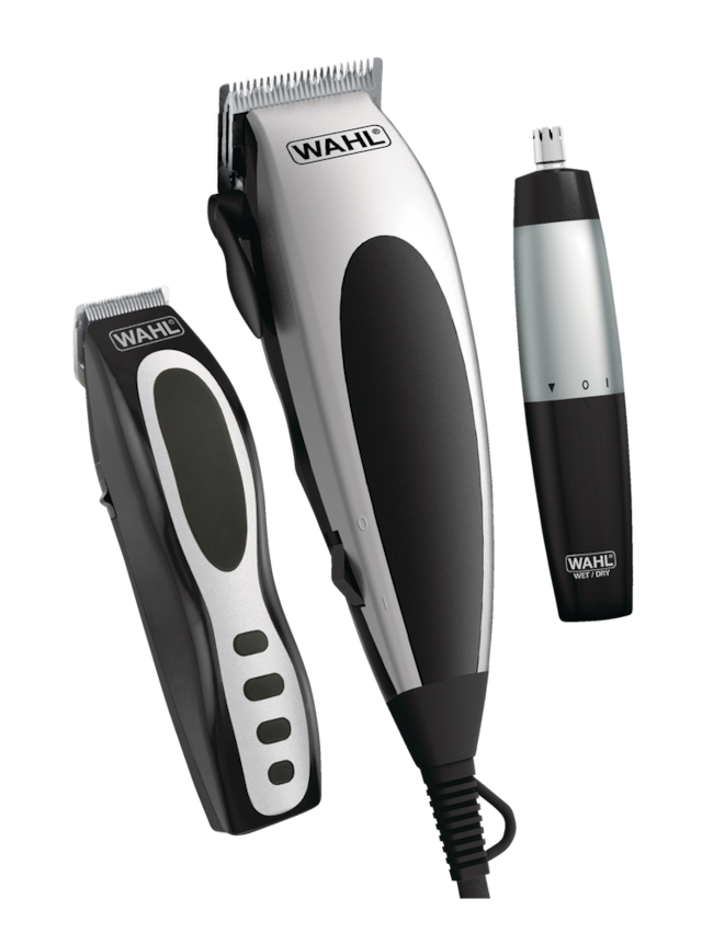 Wahl Home Barber Haircutting Kit with Clippers, Ear/Nose/Brow Trimmer
