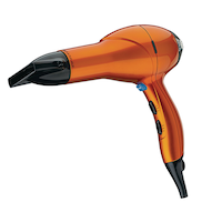 InfinitiPRO by Conair® 1875W Full-Size 2-Speed Ceramic Hair Dryer with Diffuser, Orange Side_Left