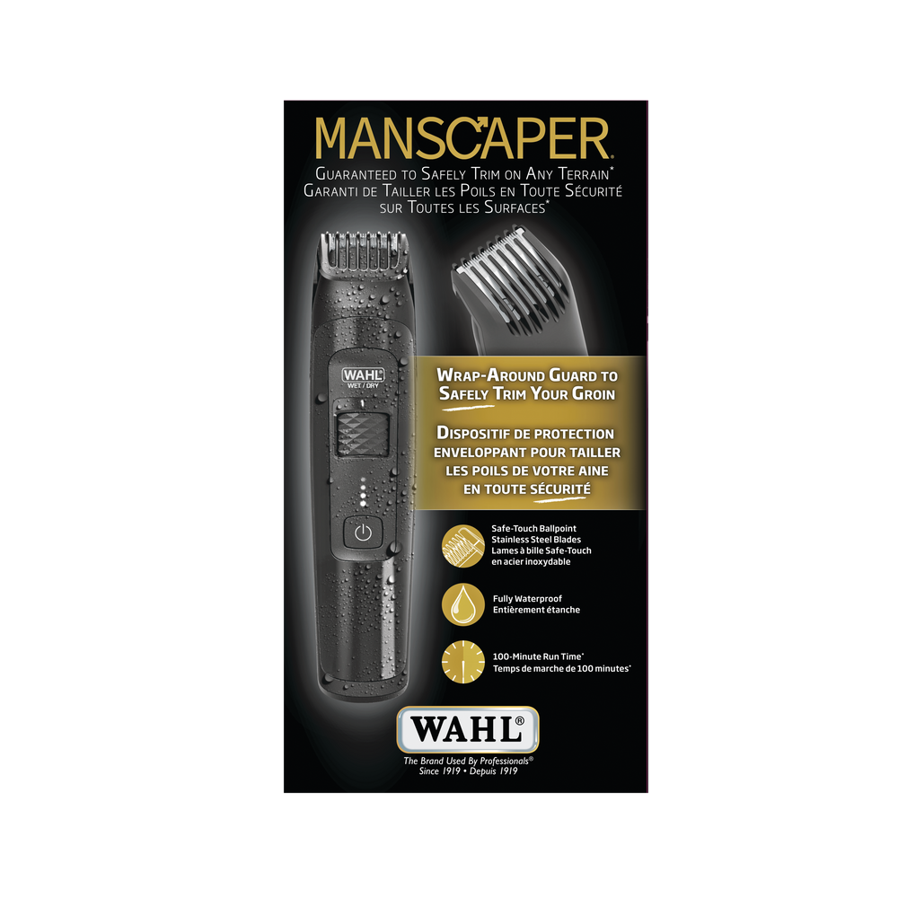 Wahl 3217 Lithium Ion Manscaper Wet & Dry Body Hair Groomer/Trimmer