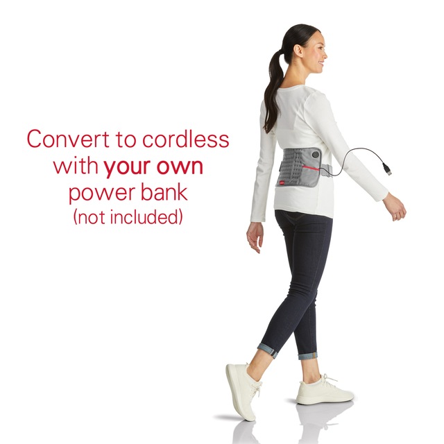 Sunbeam GoHeat USB Powered Electric Heating Pad, Grey Canadian Tire