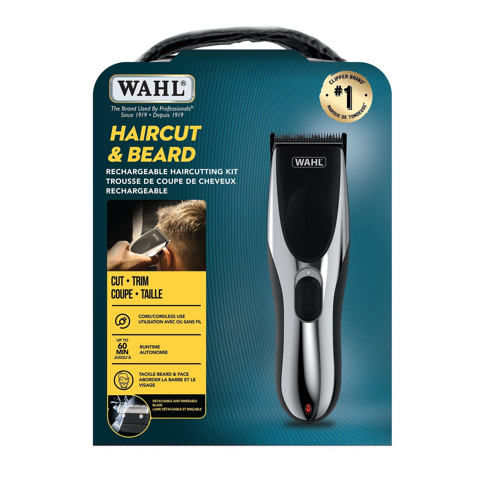 Wahl Clip N Groom Haircutting Kit with Trimmer Clipper Guide