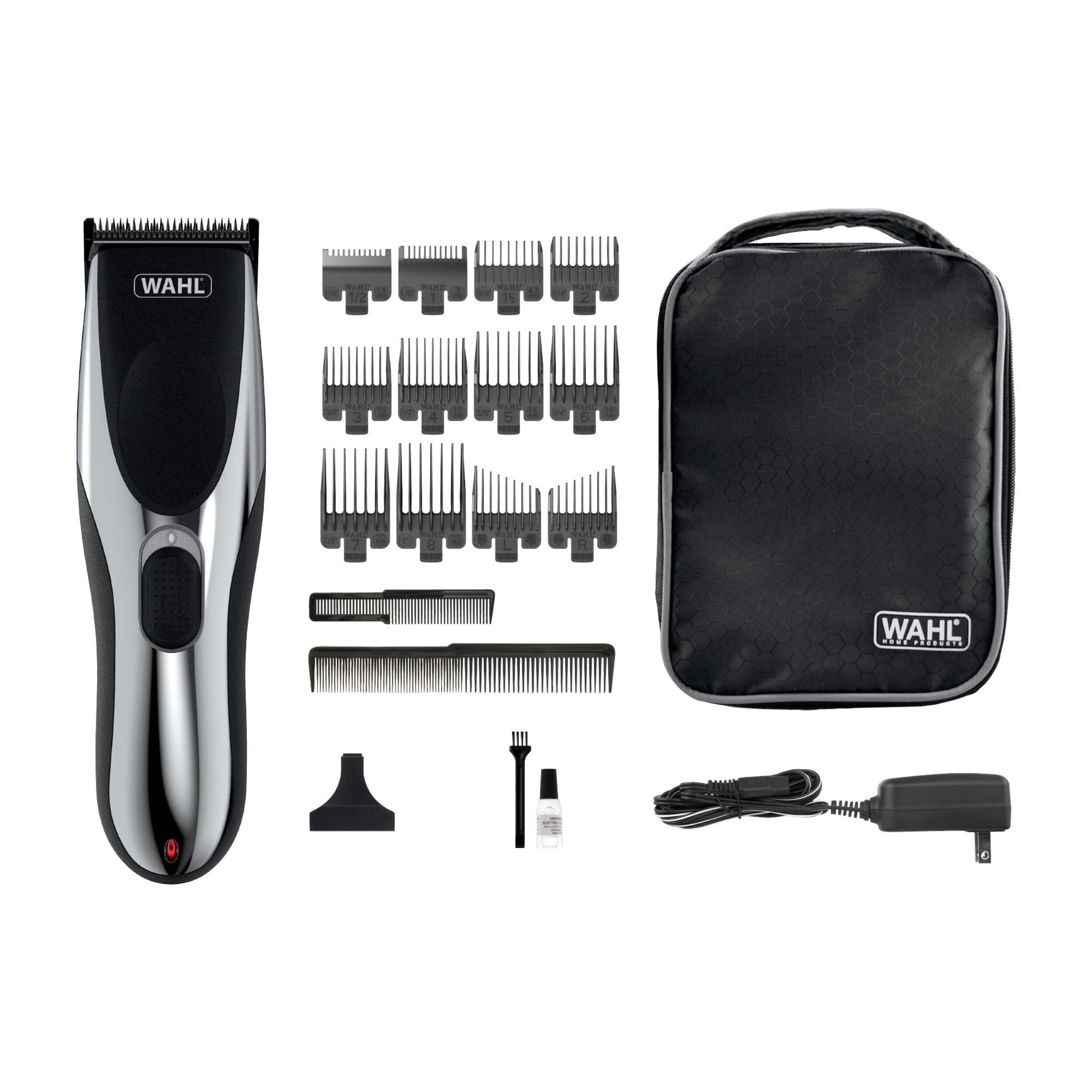 Wahl Clip 'N Groom Haircutting Kit with Trimmer/Clipper & Guide Combs, 23-pc Composite_or_Mixed