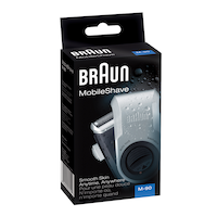 Braun Men's Mobile Shaver Front_Angled_Right