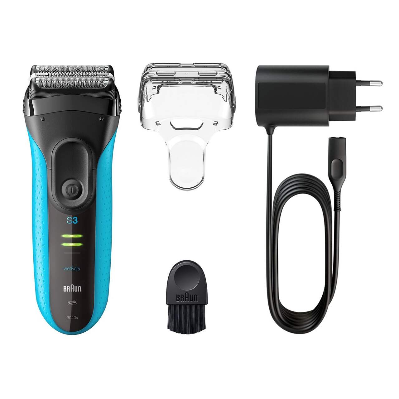 Braun Series 3: 3040s Wet & Dry Electric Razor/Foil Shaver with Precision  Trimmer, 4-pc
