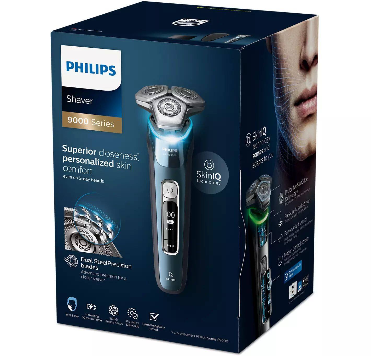 Philips Series 9000: S9311/27 Wet & Dry Electric Razor/Rotary