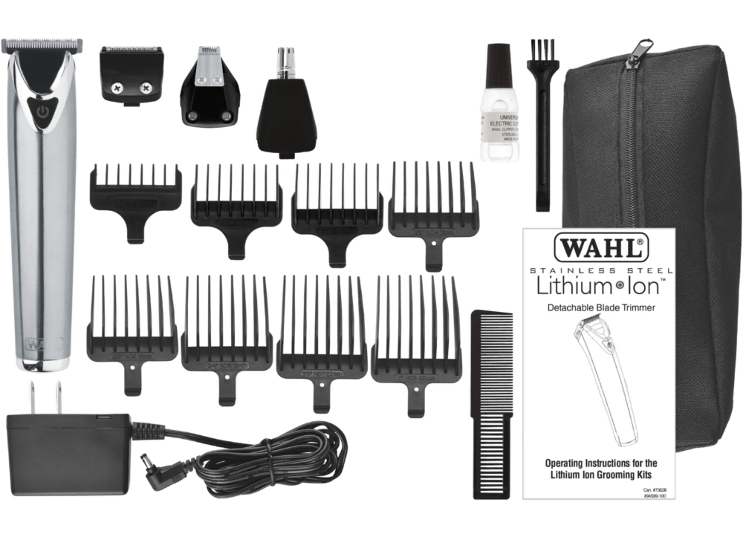 Wahl Lithium Ion AllInOne Stainless Steel Hair Clipper/Trimmer