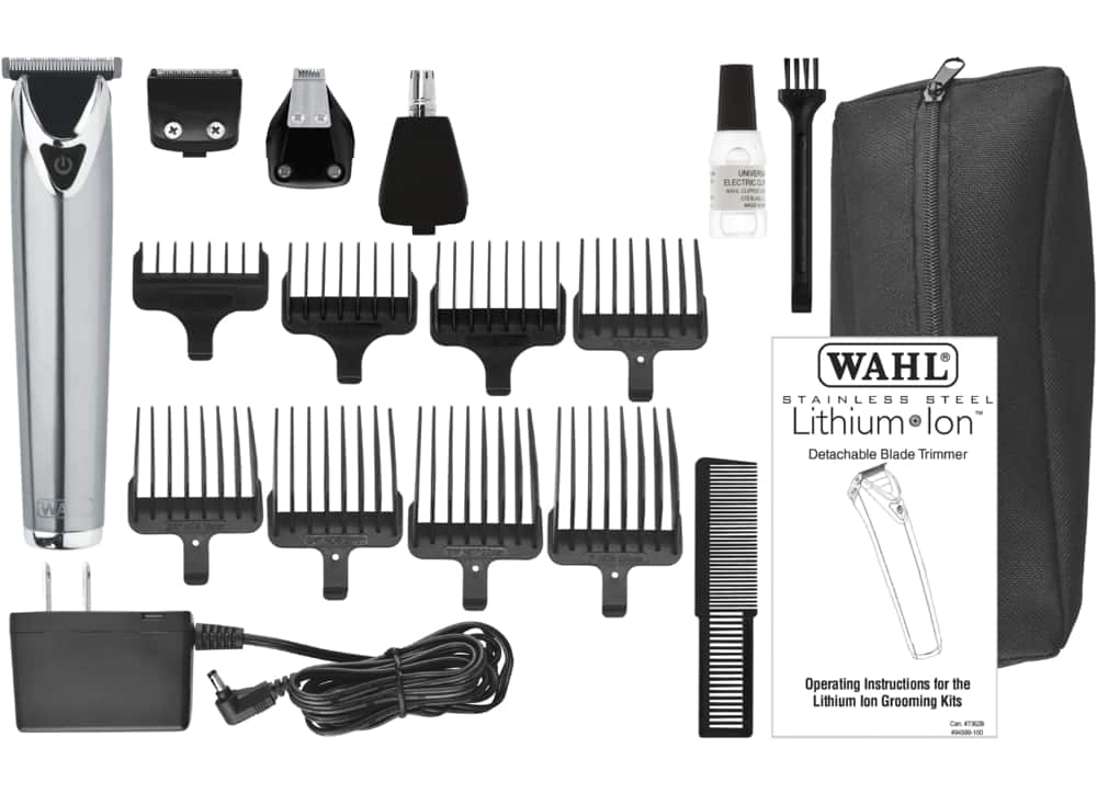 Wahl 9899-016 18pc Aqua Groom Showerproof Lithium Hair Grooming Kit