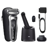 Braun série 7 : Rasoir électrique/à grille souple sec et humide 7071cc avec tondeuse de précision, étanche, couleur métallique Composite_or_Mixed