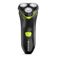 Remington Cordless Dual Flex Technology Rotary Shaver, Precise & Safe, Black Front_Flat