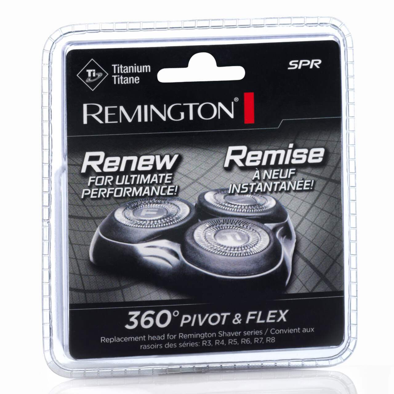 Tête de rechange à lame en titane Remington R3/R5 pour rasoir