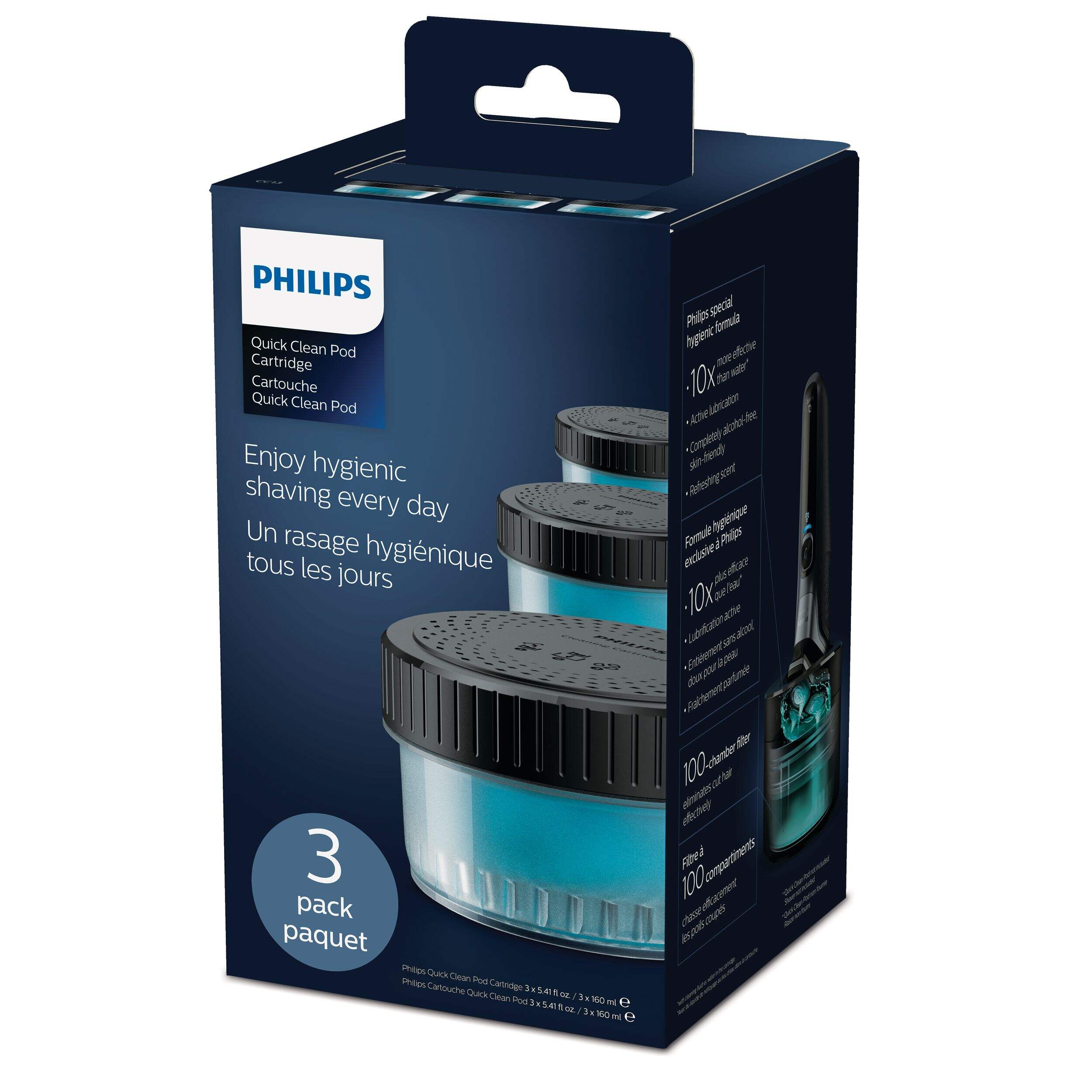 Philips Quick Clean Pod Cleaning Fluid Refill Cartridges For Electric